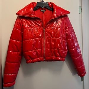 Kaylee Kollection Small Red Cropped Jacket